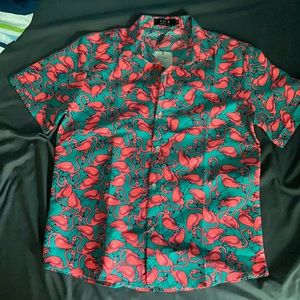 Hawaiian button up shirt